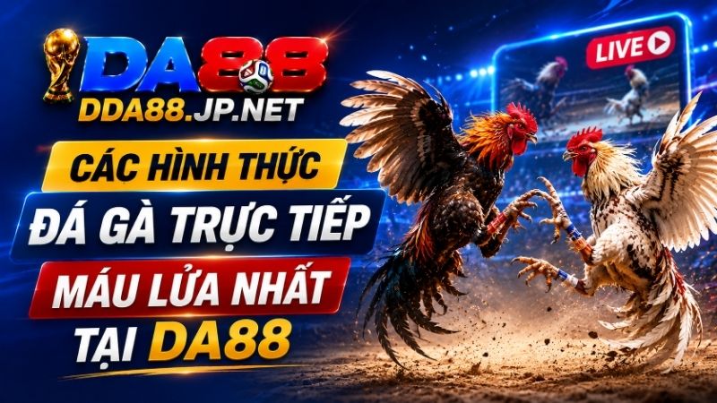 Các Hình Thức Đá Gà Trực Tiếp Máu Lửa Nhất Tại DA88