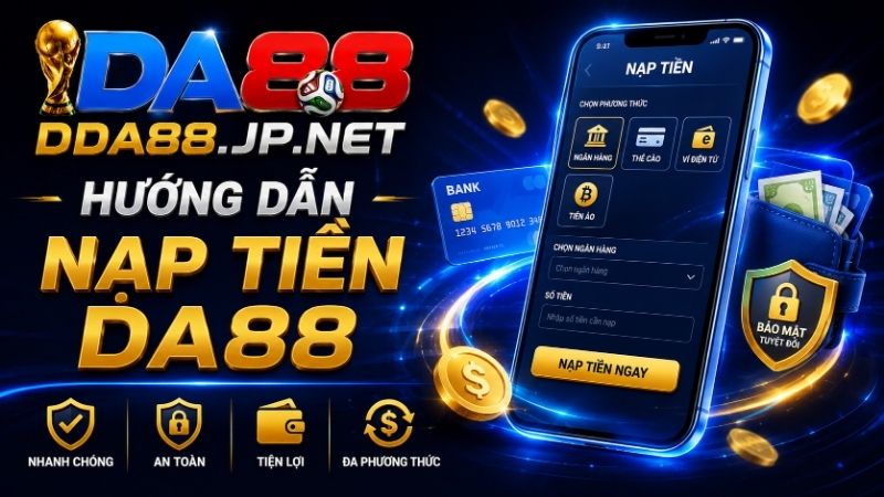 Hướng Dẫn 3 Bước Nạp Tiền DA88 Chi Tiết, Chuẩn Xác