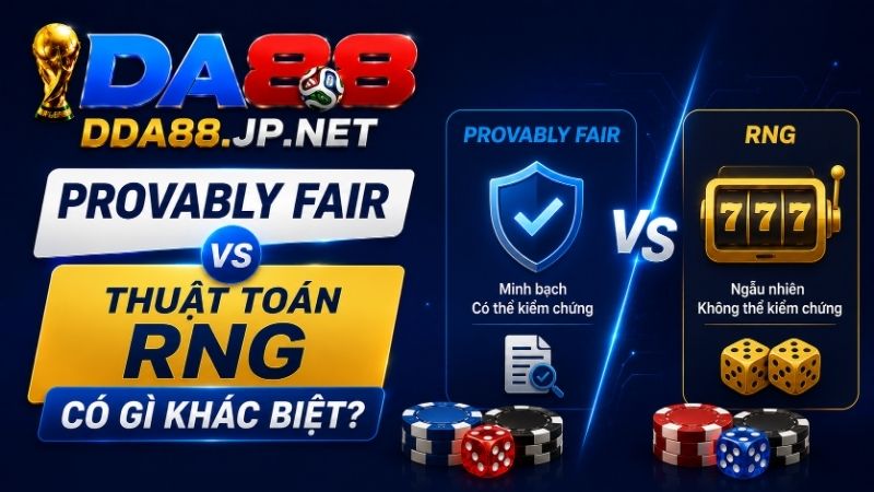 Provably Fair Và Thuật Toán RNG Có Gì Khác Biệt?