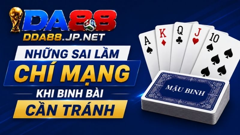Những Sai Lầm Chí Mạng Khi Binh Bài Cần Tránh