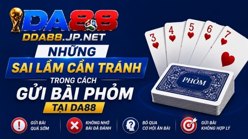Những Sai Lầm Cần Tránh Trong Cách Gửi Bài Phỏm Tại DA88